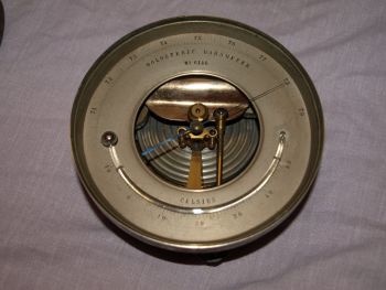 Vintage Holosteric Barometer with Curved Thermometer. (5)