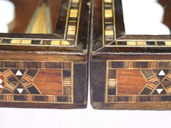 Inlaid Wooden Folding Backgammon, Chess and Draughts Board. (4)