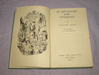 An Adventure For Fivepence by Margaret Lovett Hard Back Book. (3)