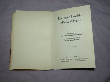 The Most Beautiful Alpine Flowers Hardback Book. (3)