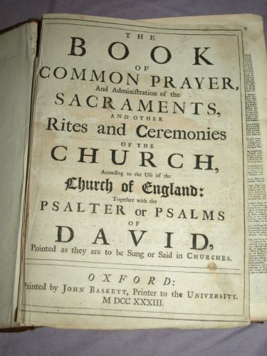 Holy Bible, Richard Ware &amp; John Baskett Edition, 1733. (5)