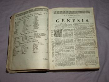 Holy Bible, Richard Ware &amp; John Baskett Edition, 1733. (10)