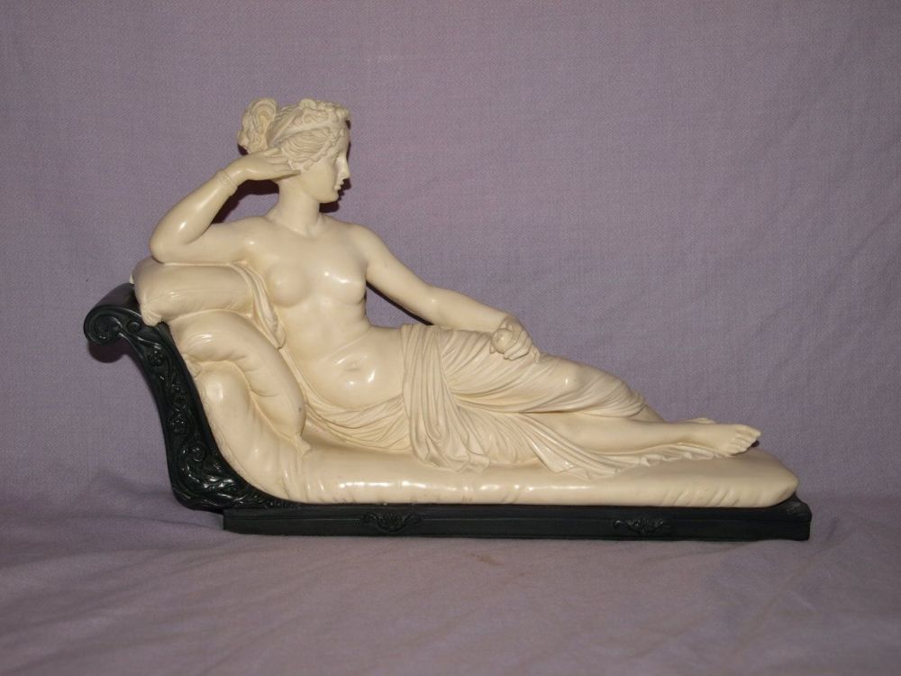 Vintage Sculpture by G Ruggeri, Venus Victorious.