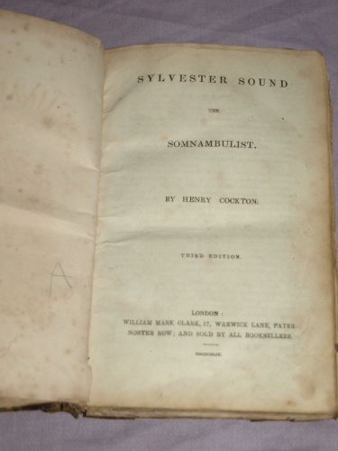 Sylvester Sound the Somnambulist by Henry Cockton, 1849 (3)