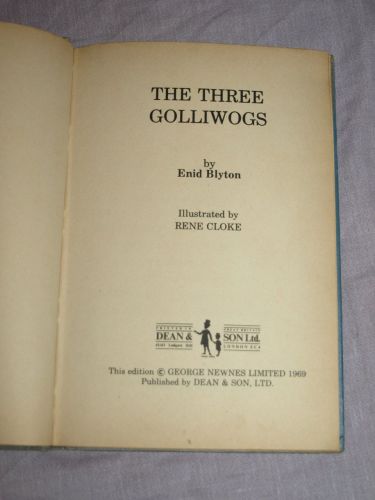 The Three Golliwogs by Enid Blyton Hardback Book 1969. (2)