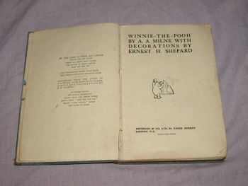 Winnie The Pooh By A.A.Milne, Illustrated by E.H.Shepard 1941. (3)