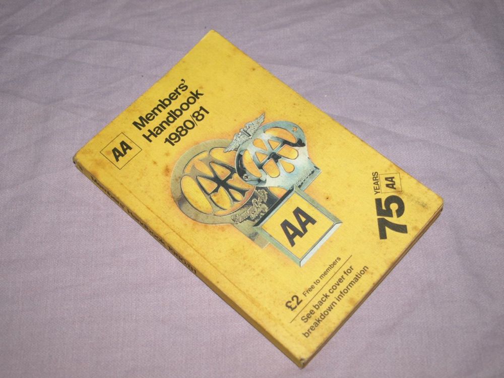 AA Members Handbook 1980/81