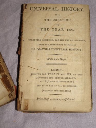 Universal History From Creation to the Year 1803, Dr Mavor. (3)
