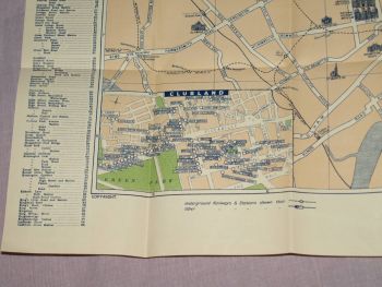 Picture Map of London by Samuels Ltd, 1950s. (3)