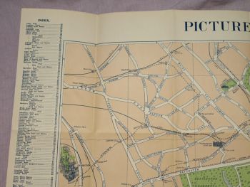 Picture Map of London by Samuels Ltd, 1950s. (4)