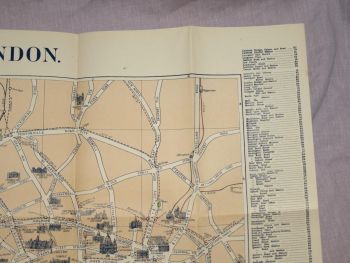 Picture Map of London by Samuels Ltd, 1950s. (6)