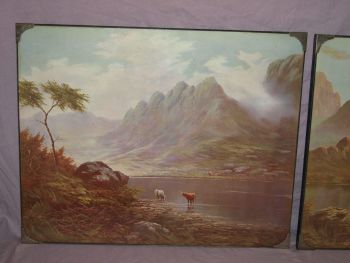 Pair of Scottish Loch Landscape Prints Signed McGregor. (2)