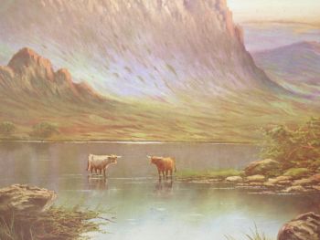 Pair of Scottish Loch Landscape Prints Signed McGregor. (9)
