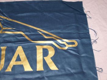 Jaguar Logo Print. Blue and Gold. (3)