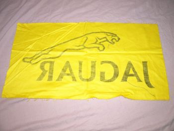 Jaguar Logo Print. Yellow and Black. (4)