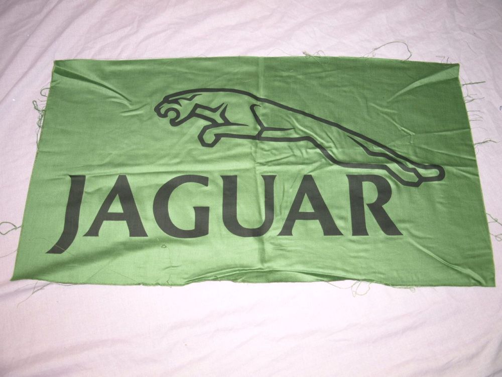 Jaguar Logo Print. Green and Black