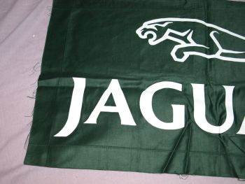 Jaguar Logo Print. Green and White. (2)