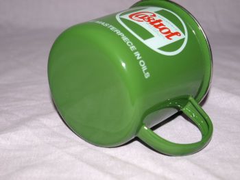 Castrol Motor Oil, Green Enamel Mug. (6)