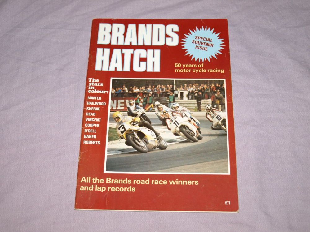 Brands Hatch, 50 Years of Motor Cycle Racing, Souvenir Issue, 1978