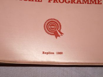 1,000 Miles Trial 1900 Official Programme, BMC 1960 Replica. (2)