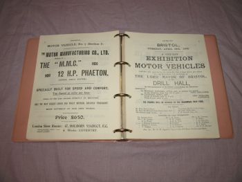 1,000 Miles Trial 1900 Official Programme, BMC 1960 Replica. (6)