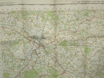 Ordnance Survey One-Inch Map of Chatham &amp; Maidstone, No 172. 1961 (4)