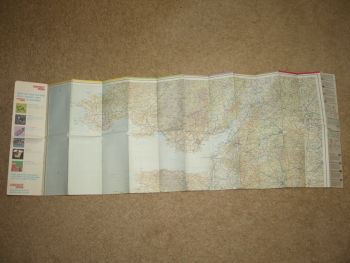 Unipart Motorists Map of West Country and South Wales. (6)