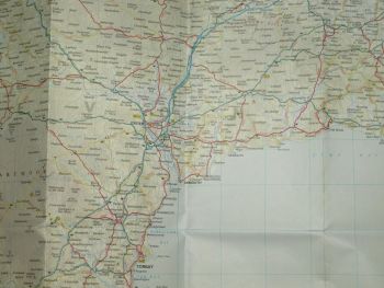 Unipart Motorists Map of West Country and South Wales. (8)