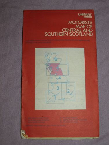 Unipart Motorists Map of Central and Southern Scotland (2)