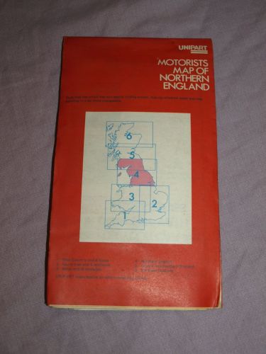 Unipart Motorists Map of Northern England. (4)