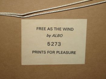 Free As The Wind by August Albo Vintage Framed Print. (8)