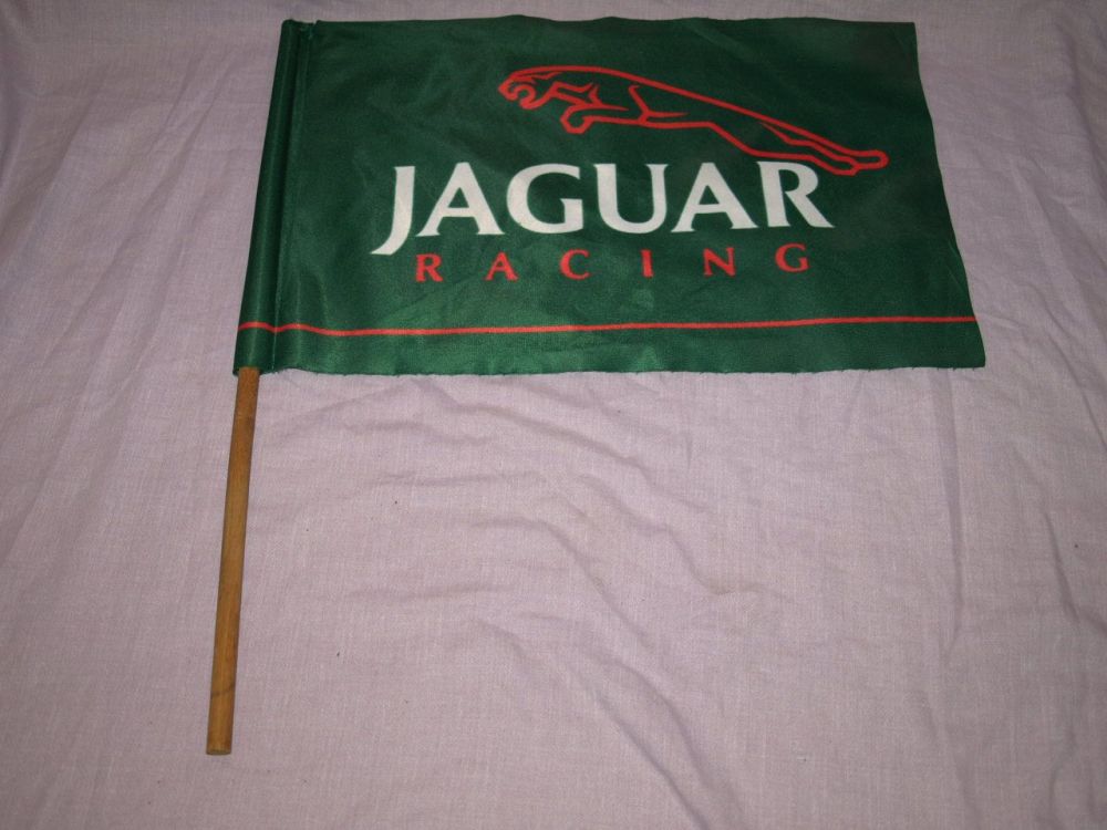 Jaguar Racing Hand Held Flag.