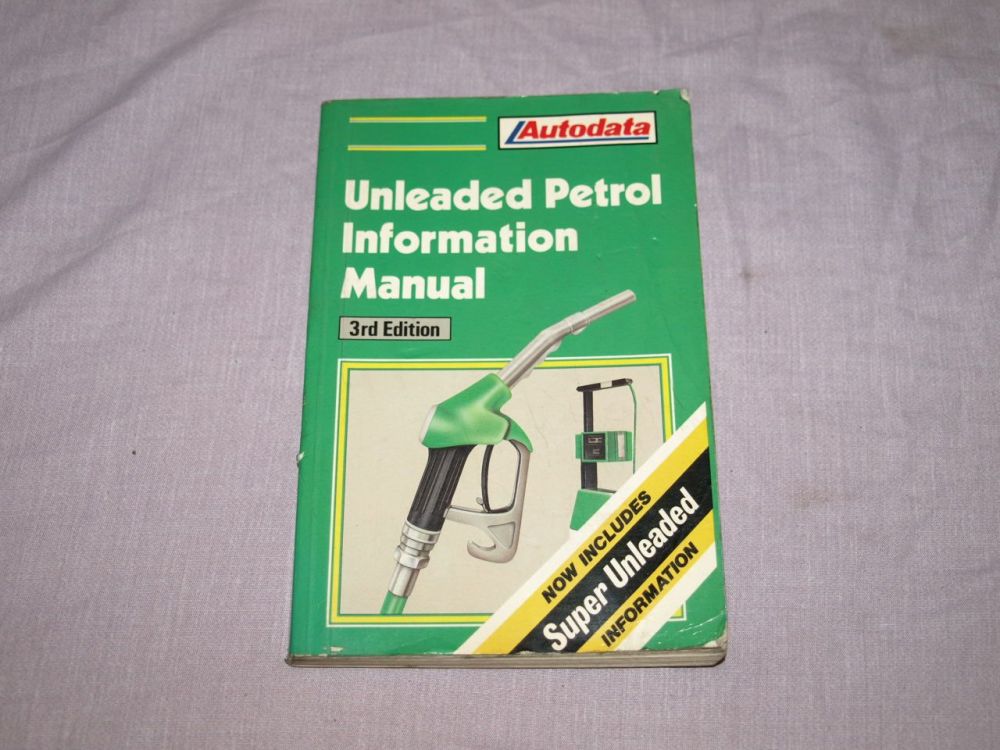Autodata Unleaded Petrol Information Manual Paperback Book.