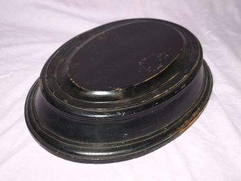 Victorian Oval Wooden Display Plinth. (2)