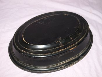 Victorian Oval Wooden Display Plinth. (3)