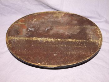 Victorian Oval Wooden Display Plinth. (6)