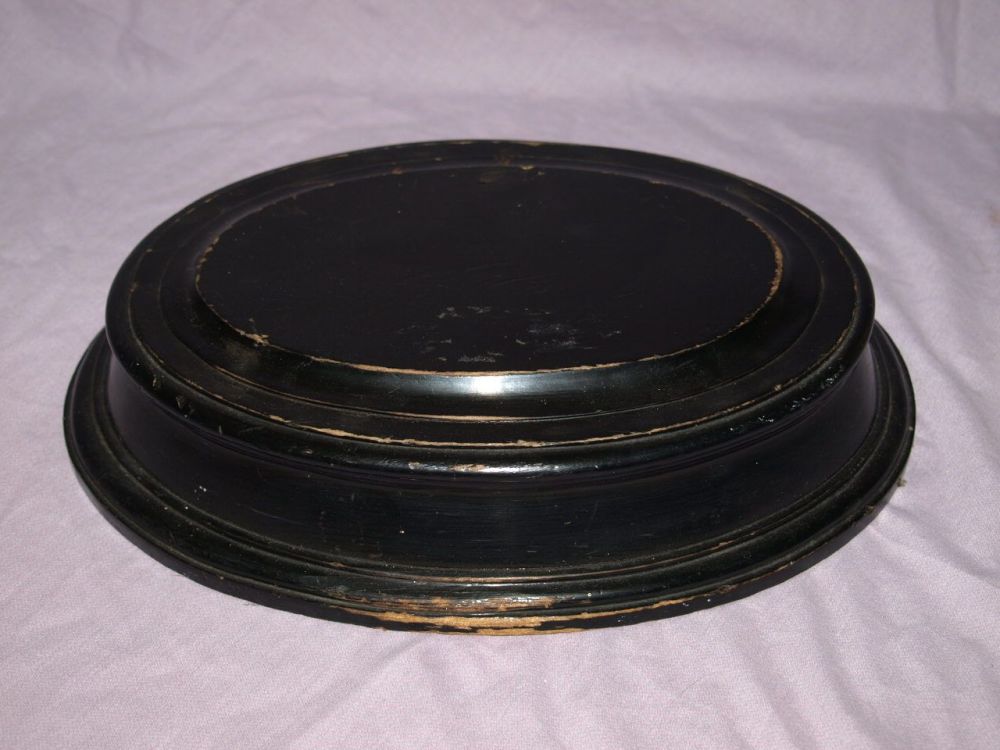 Victorian Oval Wooden Display Plinth.