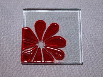 Spaceform Small Glass &lsquo;Thank You&rsquo; Token. (4)