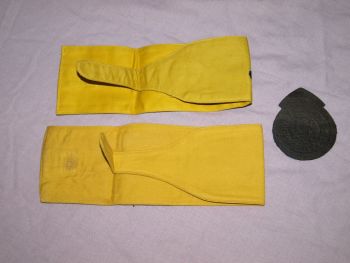 Civil Defence Corps Badge and Armbands. (6)