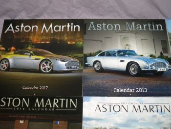 Aston Martin Calendars x 6. (2)