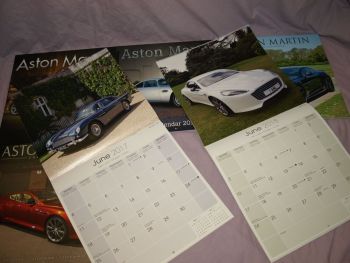 Aston Martin Calendars x 6. (4)
