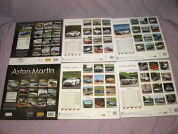 Aston Martin Calendars x 6. (6)