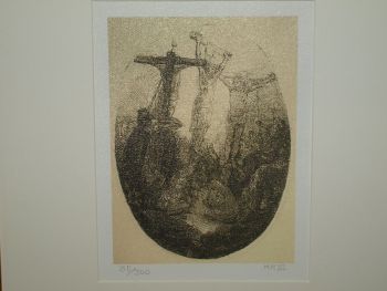 The Crucifixion Limited Edition Print on Canvas. (2)
