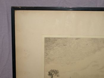 Etching of Edinburgh, Early 20th Century by A Watson Turnbull. Signed. (2)