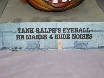 Rude Ralph by Axlon Toys, 1986. Pull String Talking Head. (3)