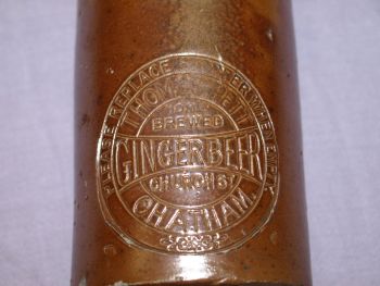 Thomas Pett Ginger Beer Bottle, Church Street, Chatham. (5)