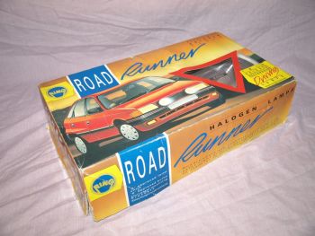Ring Road Runner Halogen Lamps. New. Boxed. Retro 1980s 1990s Classic Car.