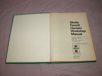 Haynes Workshop Manual Skoda Favorit 1989 to 1992. (3)