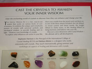 The Crystal Wisdom Kit by Stephanie Harrison &amp; Barbara Kleiner. (5)