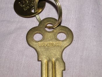 Alcatraz Prison Key, Golden Gate Parks Souvenir Brass Key Ring. (3)